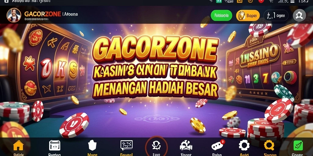 Tampilan menarik dan memikat dari gameplay Kasino GACORZONE.