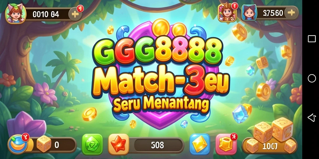 Tampilan gameplay GGG888 yang menarik dan penuh warna.
