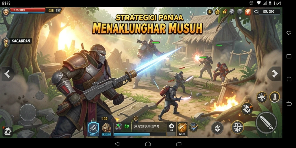 Gameplay seru KAGANDAN dengan pertempuran strategi menarik.