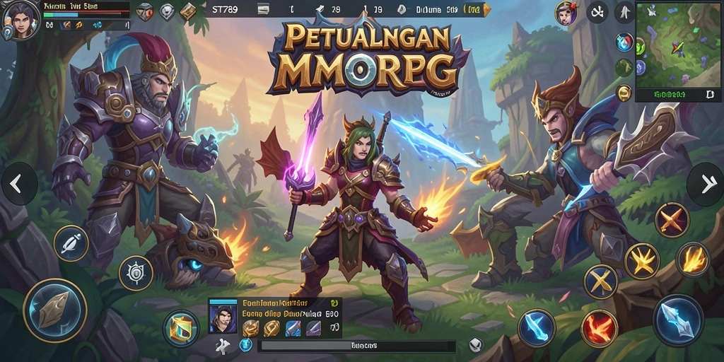 Tangkapan layar menunjukkan aksi pertempuran epik dalam ST789.